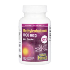 Natural Factors, B12, Methylcobalamin, 1,000 mcg, 180 Chewable Tablets in Pakistan