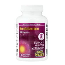 Natural Factors, Benfotiamine, 330 mg, 30 Vegetarian Capsules in Pakistan