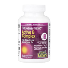 Natural Factors, BioCoenzymated®, Active B Complex, 60 Vegetarian Capsules in Pakistan