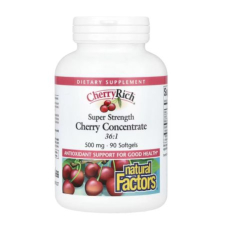 Natural Factors, Cherry Rich, Super Strength Cherry Concentrate, 500 mg, 90 Softgels in Pakistan