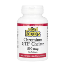 Natural Factors, Chromium GTF Chelate, 500 mcg, 90 Tablets in Pakistan