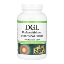 Natural Factors, DGL, Deglycyrrhizinated Licorice Root Extract, 180 Chewable Tablets in Pakistan