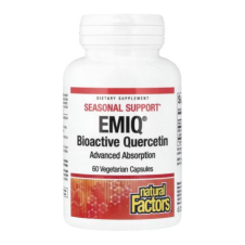Natural Factors, EMIQ®, Bioactive Quercetin, 60 Vegetarian Capsules in Pakistan
