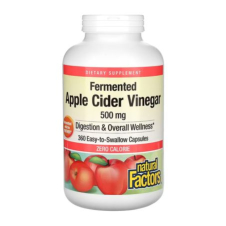 Natural Factors, Fermented Apple Cider Vinegar, 500 mg, 360 Easy-to -Swallow Capsules in Pakistan