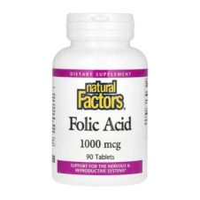 Natural Factors, Folic Acid, 1,000 mcg, 90 Tablets in Pakistan