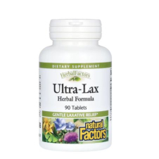 Natural Factors, Herbal Factors, Ultra-Lax, Herbal Formula, 90 Tablets in Pakistan