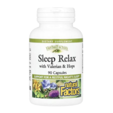 Natural Factors, Herbal Factors®, Sleep Relax with Valerian & Hops, 90 Capsules in Pakistan