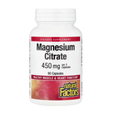 Natural Factors, Magnesium Citrate, 450 mg, 90 Capsules in Pakistan