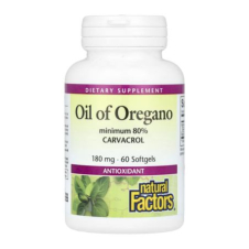 Natural Factors, Oil Of Oregano, 180 mg, 60 Softgels in Pakistan
