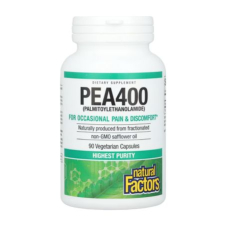 Natural Factors, PEA400, (Palmitoylethanolamide), 400 mg, 90 Vegetarian Capsules in Pakistan