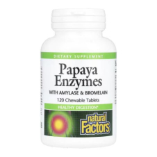 Natural Factors, Papaya Enzymes with Amylase & Bromelain, 120 Chewable Tablets in Pakistan