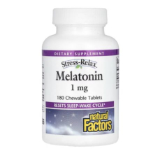 Natural Factors, Stress-Relax, Melatonin, 1 mg, 180 Chewable Tablets in Pakistan