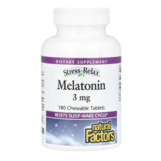 Natural Factors, Stress-Relax, Melatonin, 3 mg, 180 Chewable Tablets in Pakistan