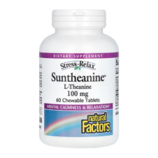 Natural Factors, Stress-Relax, Suntheanine, L-Theanine, 100 mg, 60 Chewable Tablets in Pakistan