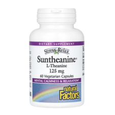 Natural Factors, Stress-Relax, Suntheanine, L-Theanine, 125 mg, 60 Vegetarian Capsules in Pakistan