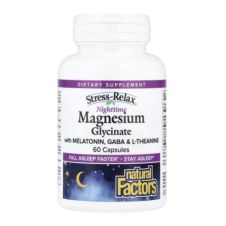 Natural Factors, Stress-Relax®, Nighttime Magnesium Glycinate With Melatonin, GABA & L-Theanine, 60 Capsules in Pakistan
