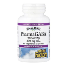 Natural Factors, Stress-Relax®, Pharma GABA®, 200 mg, 60 Vegetarian Capsules in Pakistan