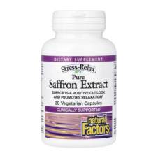 Natural Factors, Stress-Relax®, Pure Saffron Extract, 30 Vegetarian Capsules in Pakistan