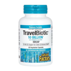 Natural Factors, Travel Biotic, BB536, 10 Billion CFU, 60 Vegetarian Capsules in Pakistan