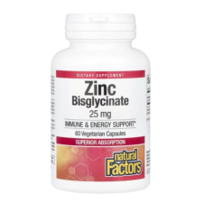 Natural Factors, Zinc Bisglycinate, 25 mg, 60 Vegetarian Capsules in Pakistan